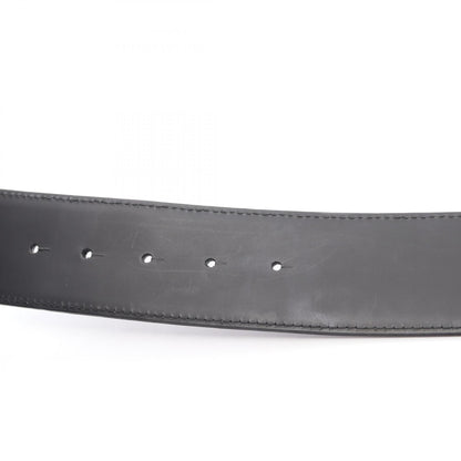 CHANEL CC Mark Patent Leather Belt Black Size 85/34