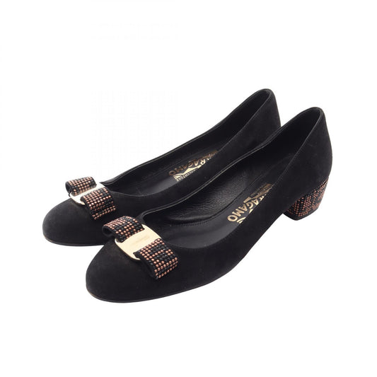 Salvatore Ferragamo Vara Ribbon Pumps Black Size US 6.5