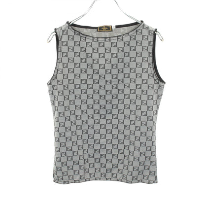 FENDI FF Pattern Nylon Tank Top Size 42