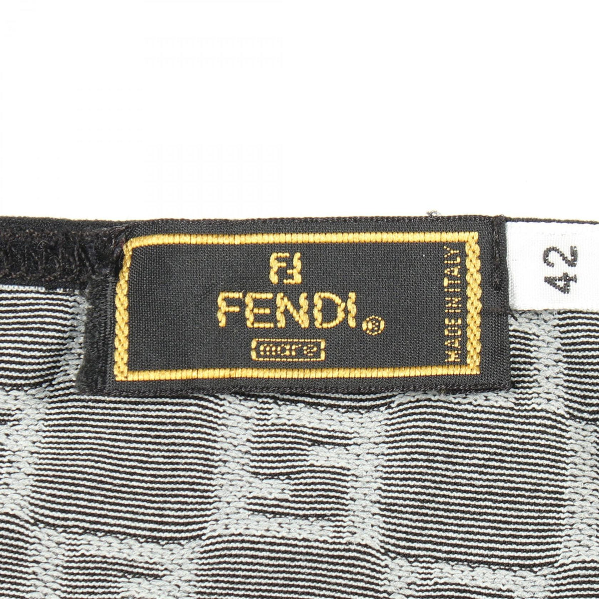 FENDI FF Pattern Nylon Tank Top Size 42