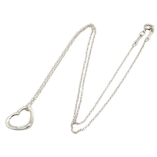 TIFFANY&CO Open Heart Silver Necklace