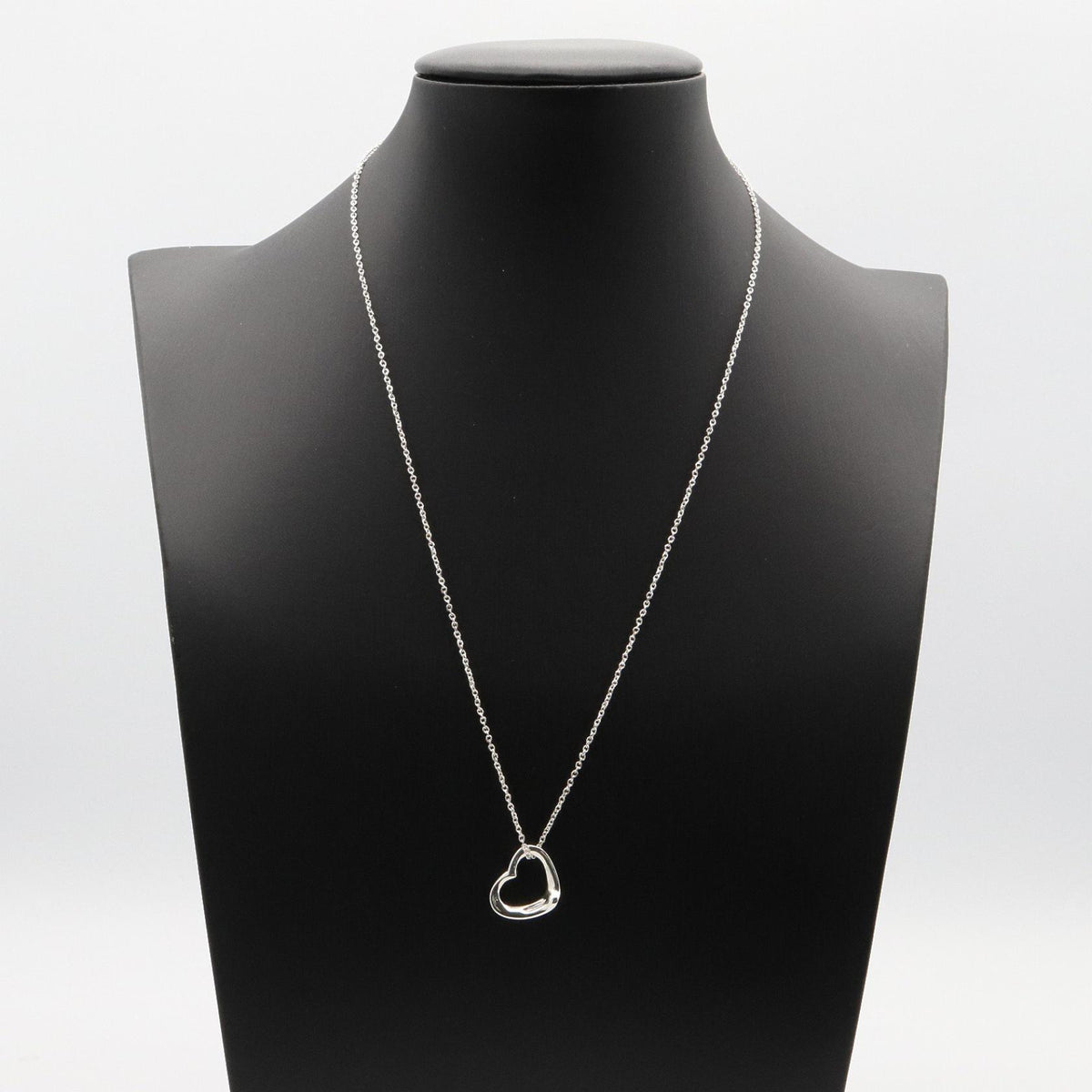 TIFFANY&CO Open Heart Silver Necklace