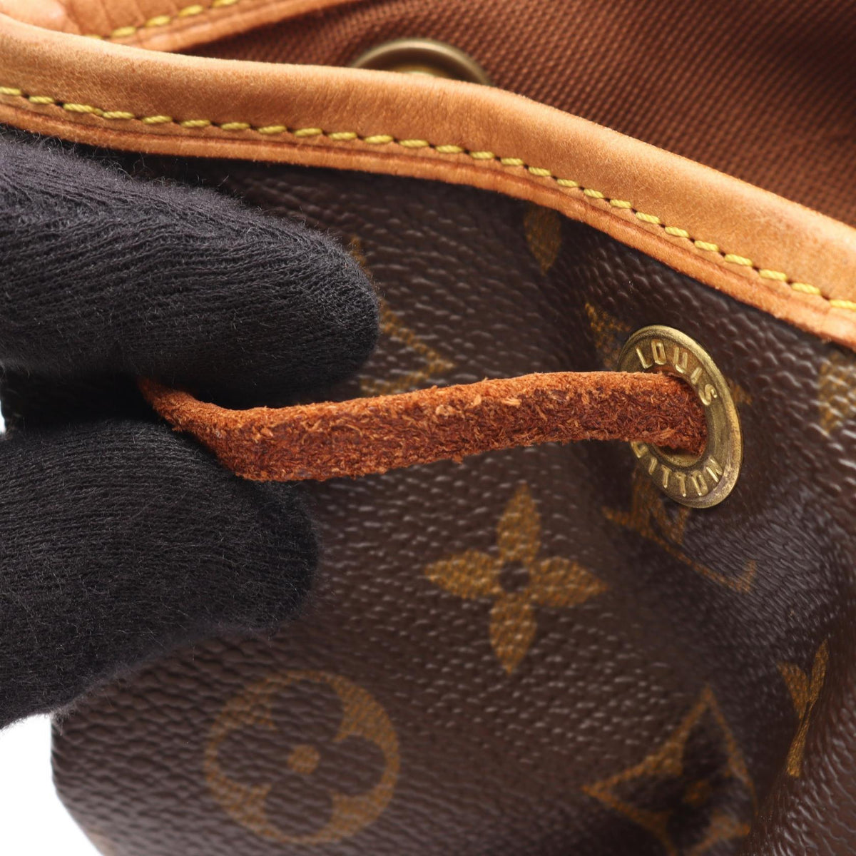 LOUIS VUITTON Montsouris Canvas Backpack