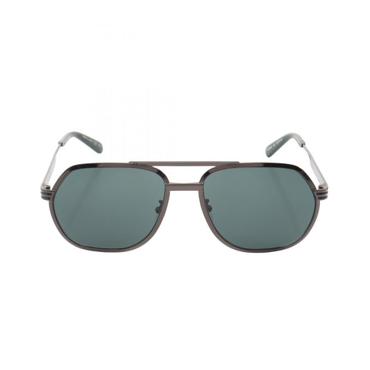 GUCCI Aviator Sunglasses Silver/Green GG09815002