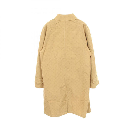 LOUIS VUITTON Monogram Car Coat Brown Size 34