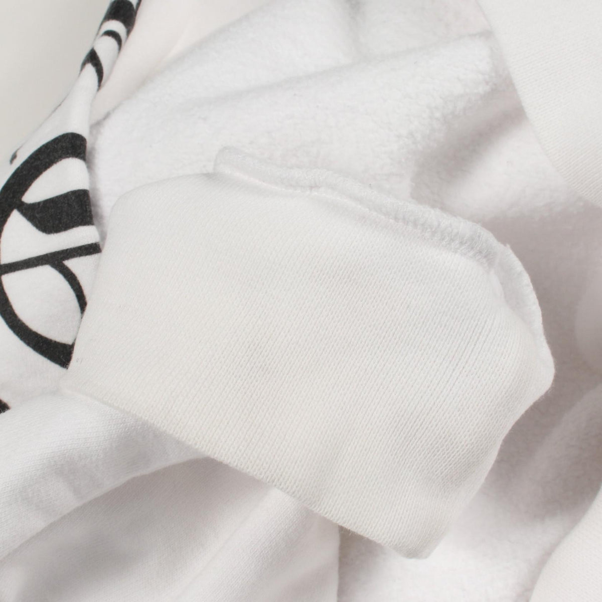 CHROME HEARTS Horseshoe Back Print Hoodie White Size S