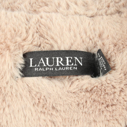 LAUREN RALPH LAUREN Faux Shearling Jacket Brown Size L