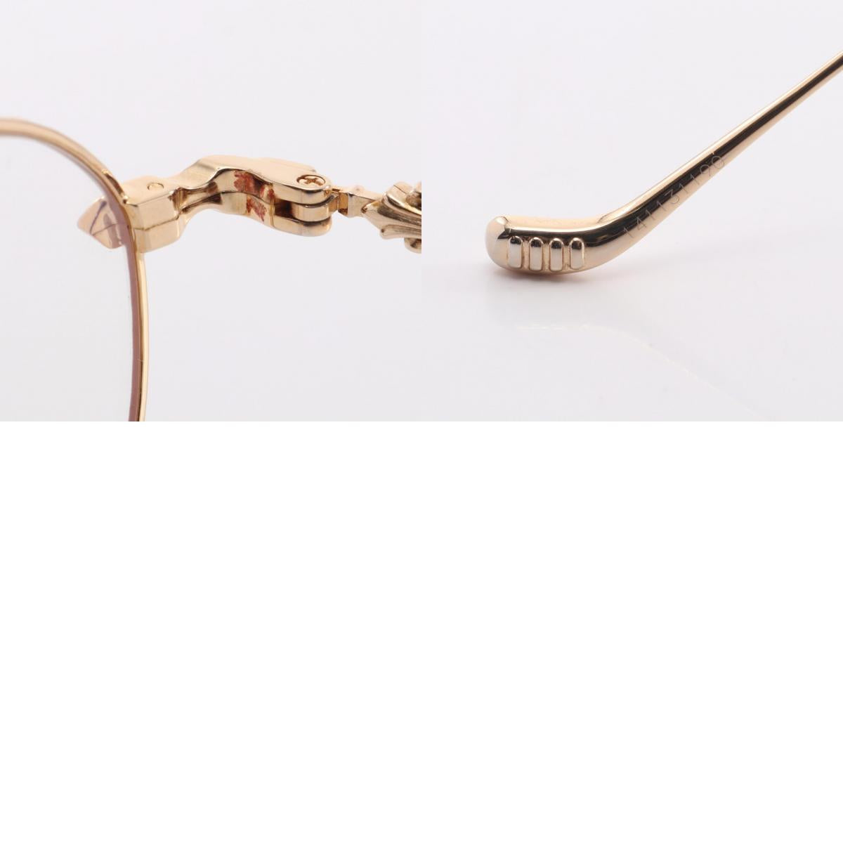 CHROME HEARTS VAGIDICTORIAN III Glasses Gold Plated