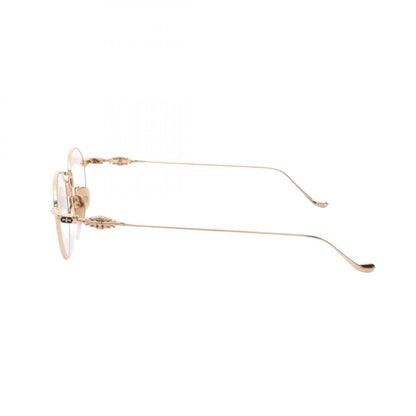 CHROME HEARTS VAGIDICTORIAN III Glasses Gold Plated