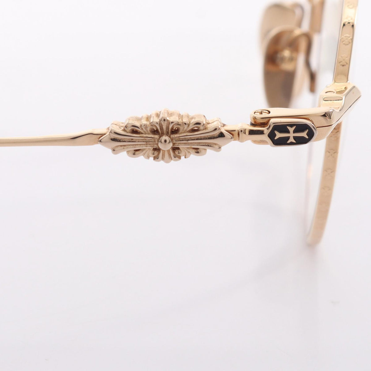 CHROME HEARTS VAGIDICTORIAN III Glasses Gold Plated