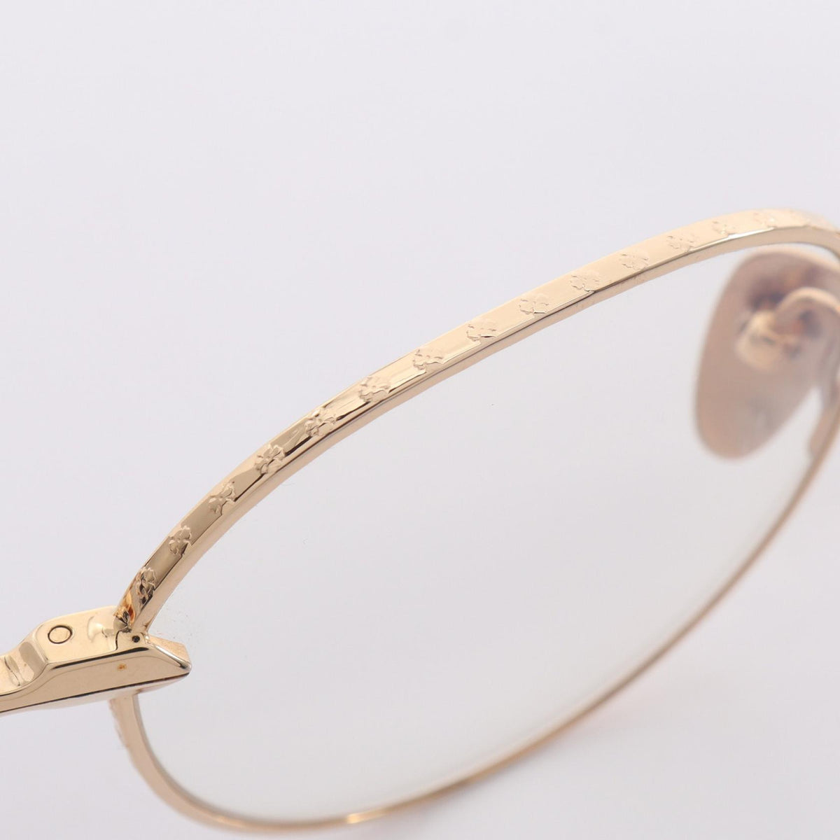 CHROME HEARTS VAGIDICTORIAN III Glasses Gold Plated