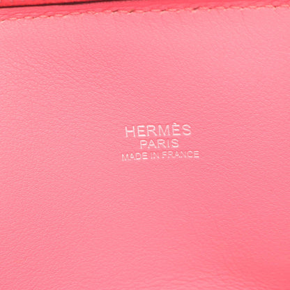 HERMES Bolide 27 Veau Swift 2-Way Bag Pink