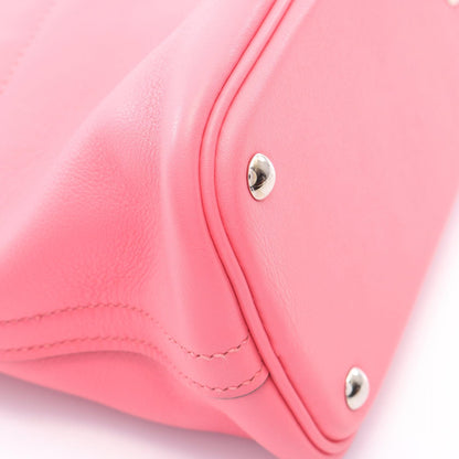 HERMES Bolide 27 Veau Swift 2-Way Bag Pink