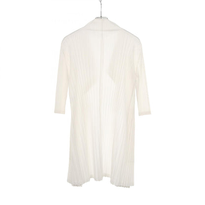 PLEATS PLEASE Pleated Polyester Cardigan Size 2