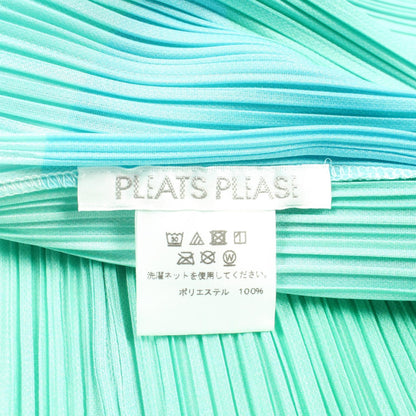 PLEATS PLEASE Pleated Gradient Pattern Cardigan Size 3