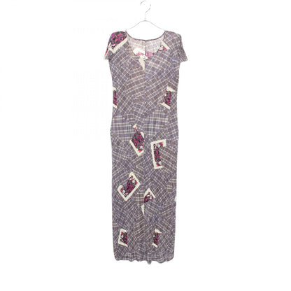 PLEATS PLEASE Pleated Patterned Short Dress Multi Size 4
