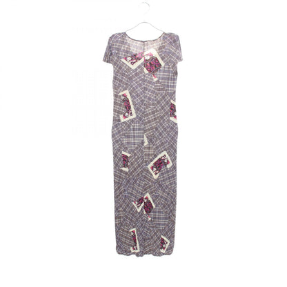 PLEATS PLEASE Pleated Patterned Short Dress Multi Size 4