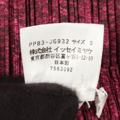 PLEATS PLEASE Pleated All-Over Polyester Skirt Size 3