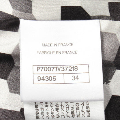CHANEL Coco Button Double Breasted Blazer Black Size 34