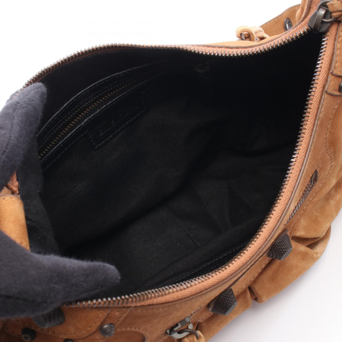 BALENCIAGA LE CAGOLE Brown Shoulder Bag