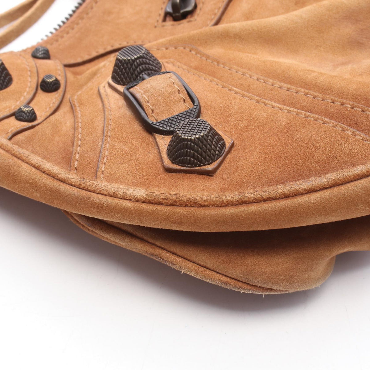 BALENCIAGA LE CAGOLE Brown Shoulder Bag
