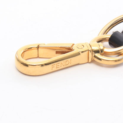 FENDI O'Lock Charm Leather Plated Gold