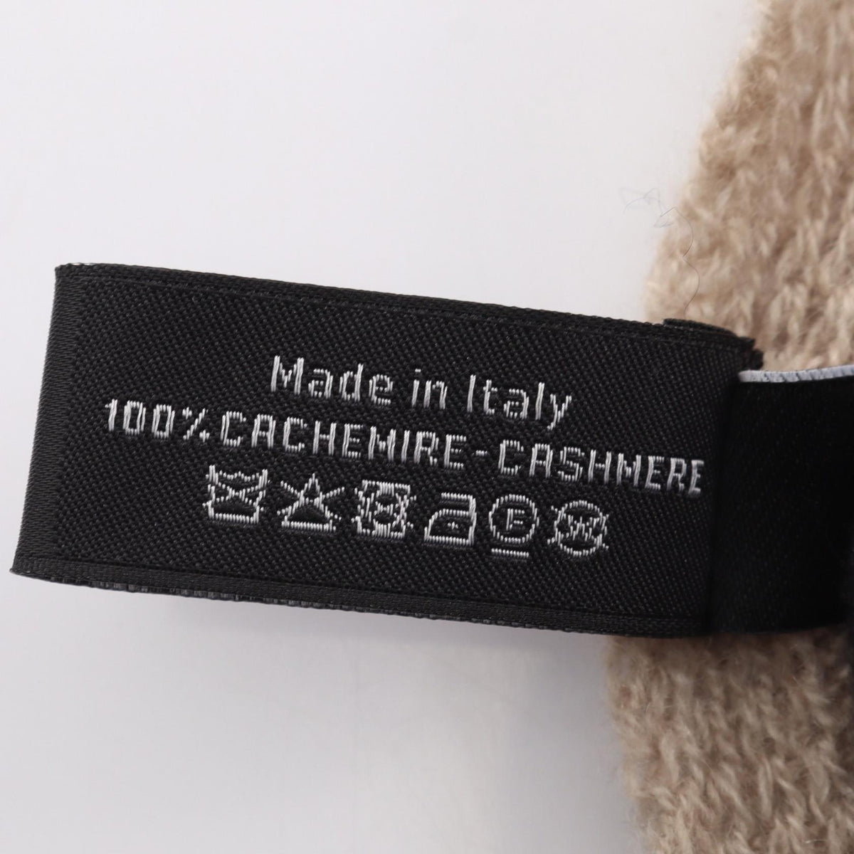 CHANEL Coco Mark Cashmere Scarf