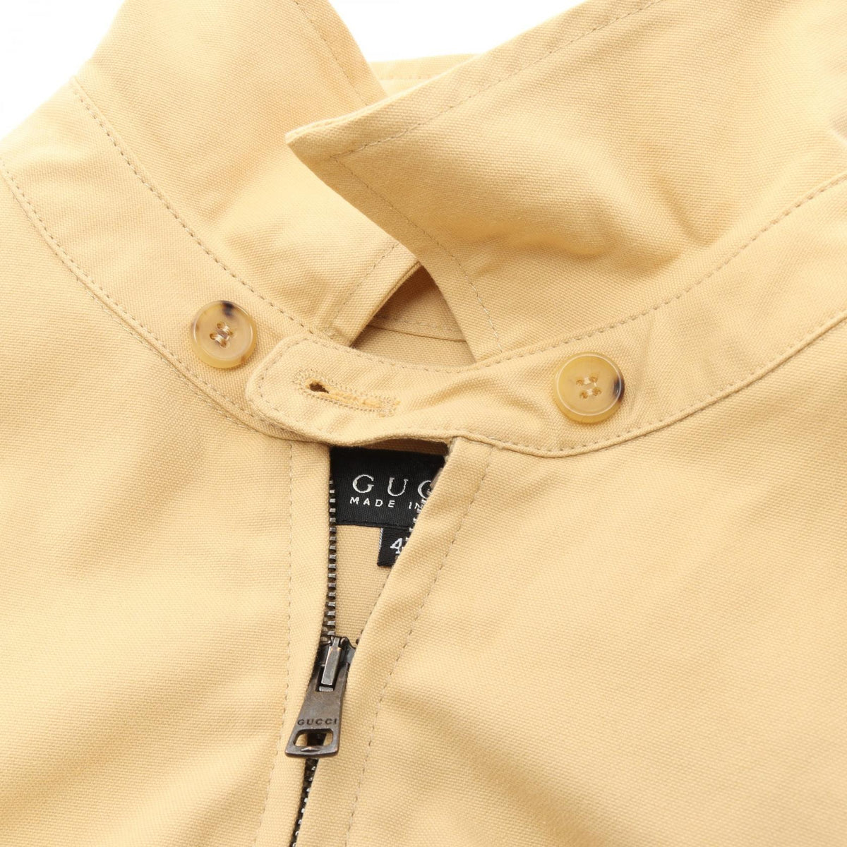 GUCCI Cotton Jacket Beige Size 48