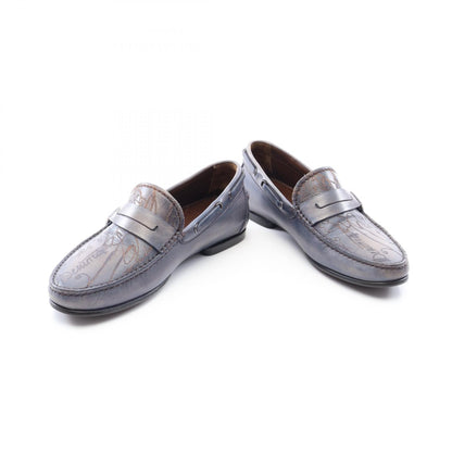 Berluti Antonin Calligraphy Leather Loafers Size 6