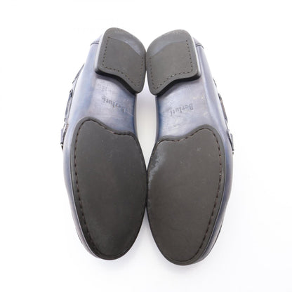 Berluti Antonin Calligraphy Leather Loafers Size 6