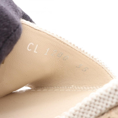 LOUIS VUITTON Monogram Espadrille Wedge Sandals Size 35