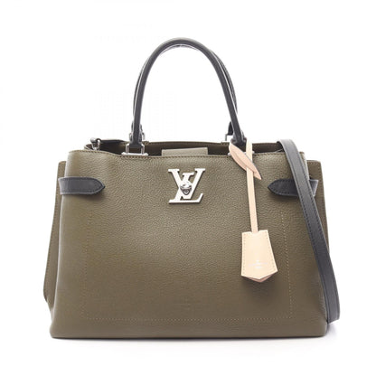 LOUIS VUITTON Lockme Day 2WAY Leather Bag