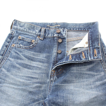 SAINT LAURENT PARIS Distressed Button Fly Jeans Blue Size 24