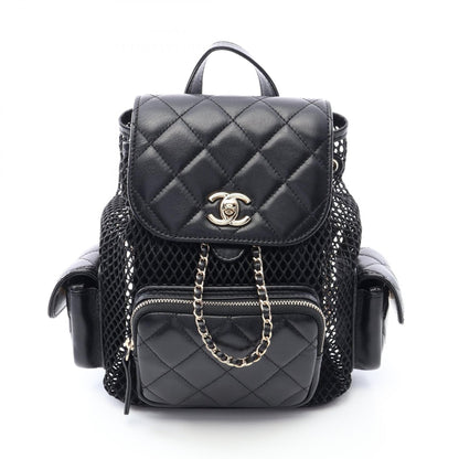 CHANEL Matelasse Small Backpack Black