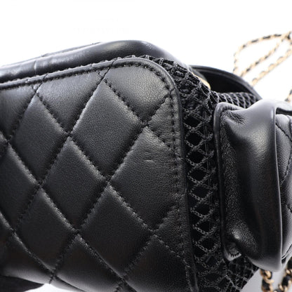 CHANEL Matelasse Small Backpack Black