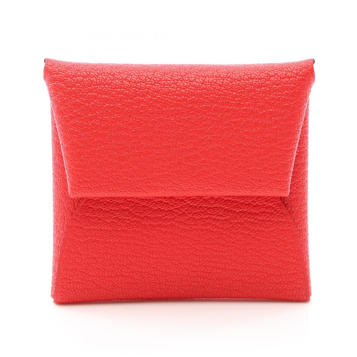 HERMES Bastia Rouge H Chevre Coin Wallet