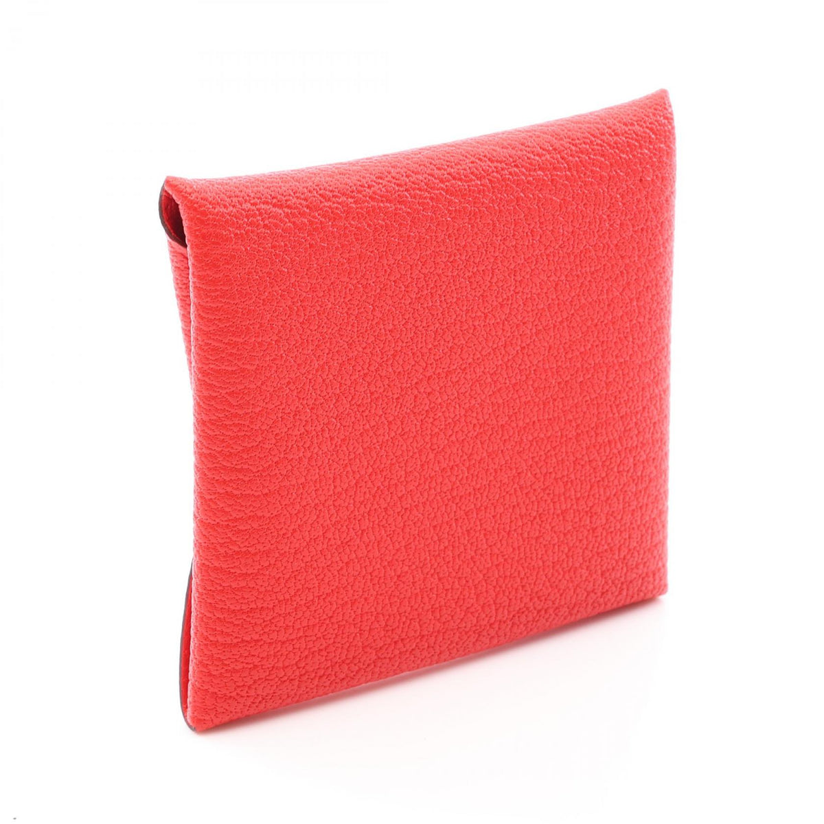 HERMES Bastia Rouge H Chevre Coin Wallet