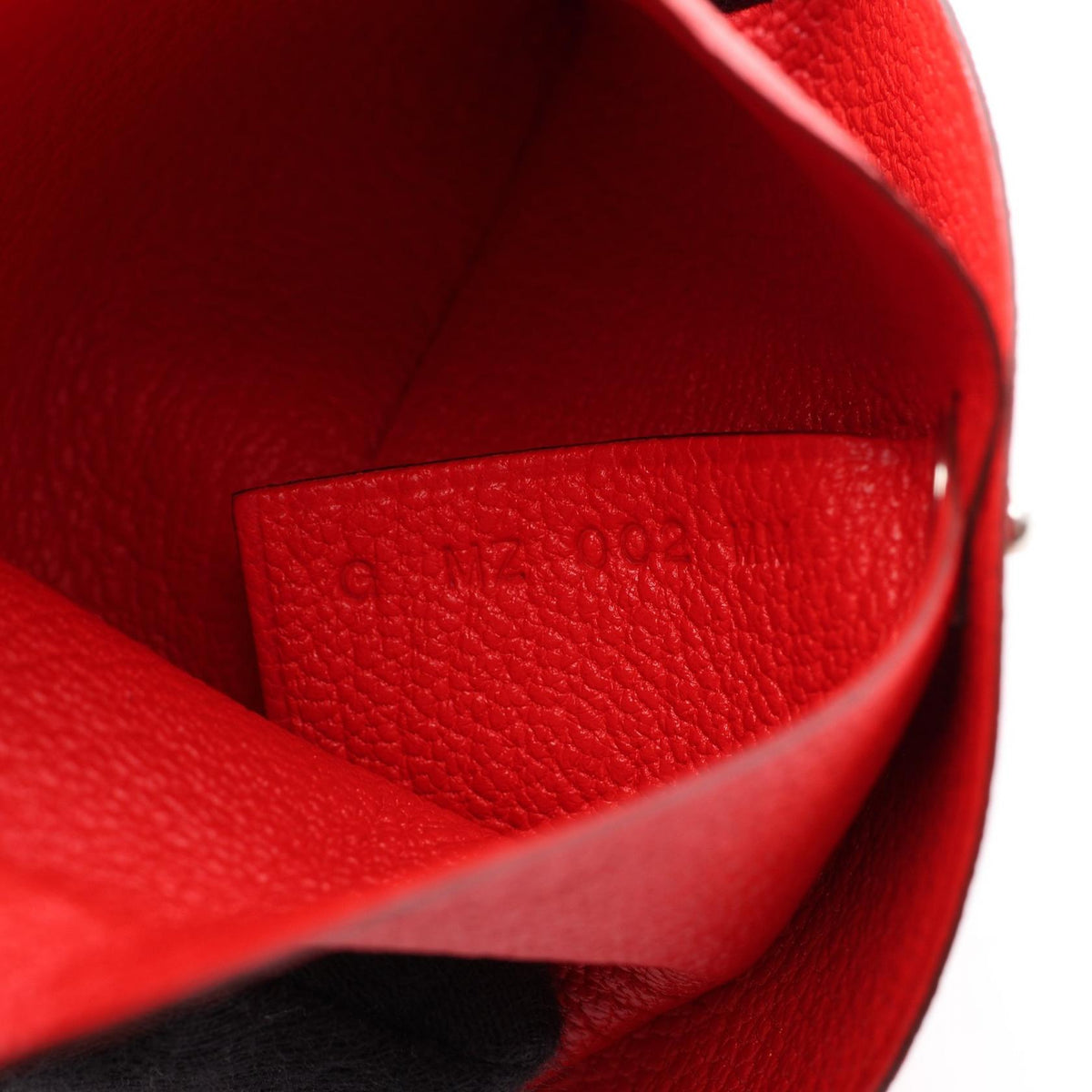 HERMES Bastia Rouge H Chevre Coin Wallet