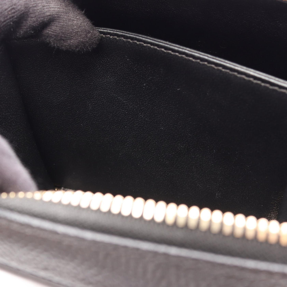 CHANEL CC Filigree Black Shoulder Bag