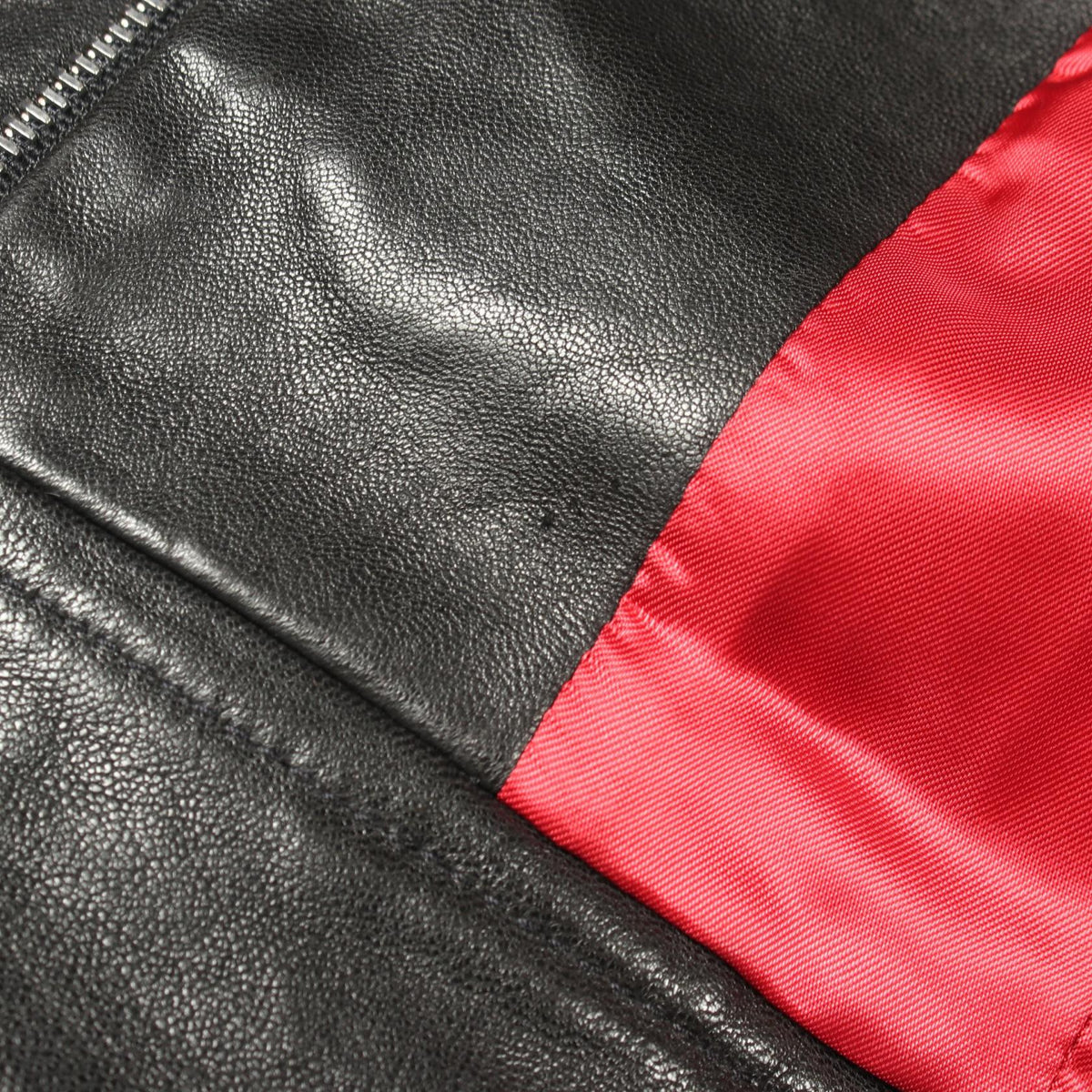 GUCCI Single Leather Jacket Black Size 36