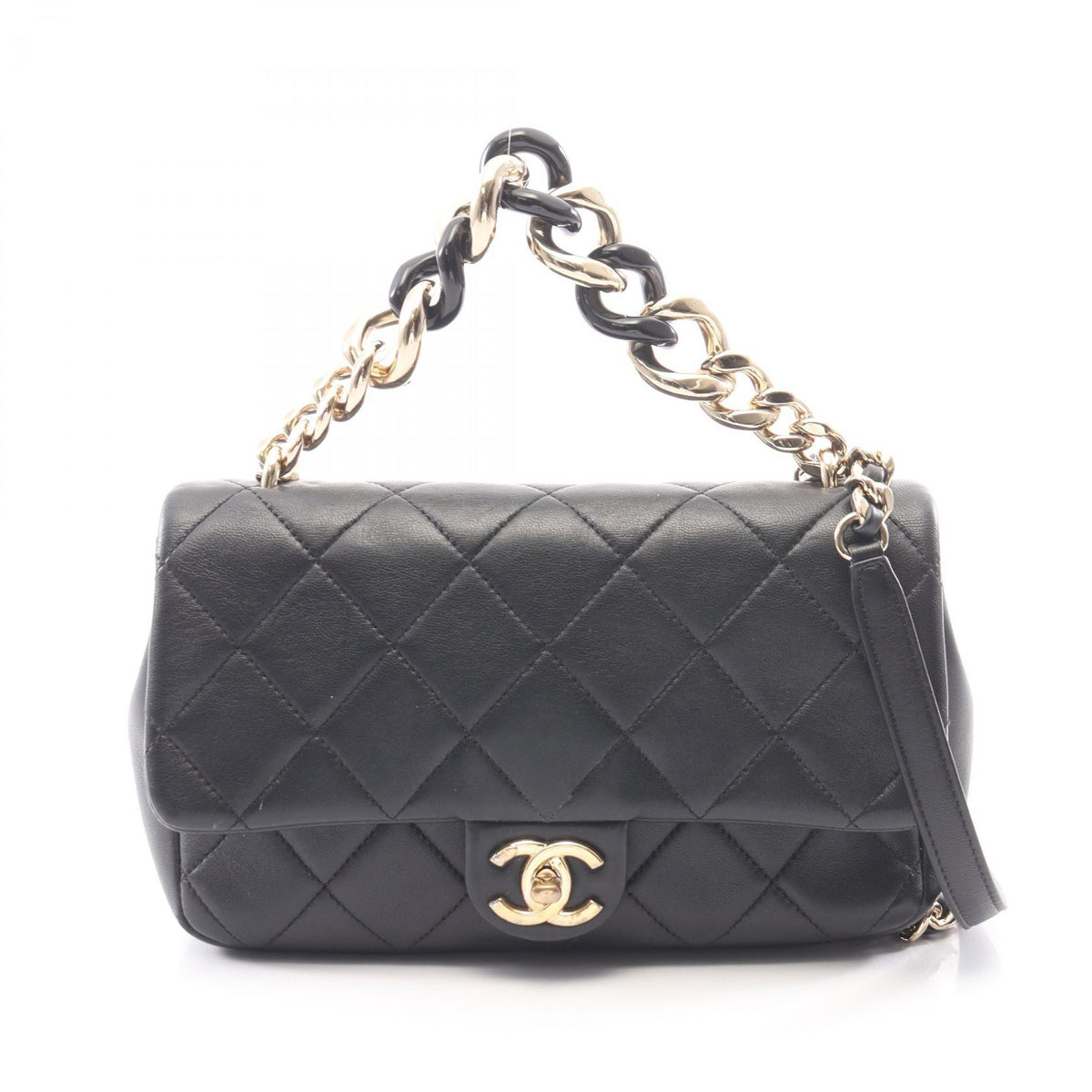 CHANEL Matelassé 2-Way Shoulder Bag