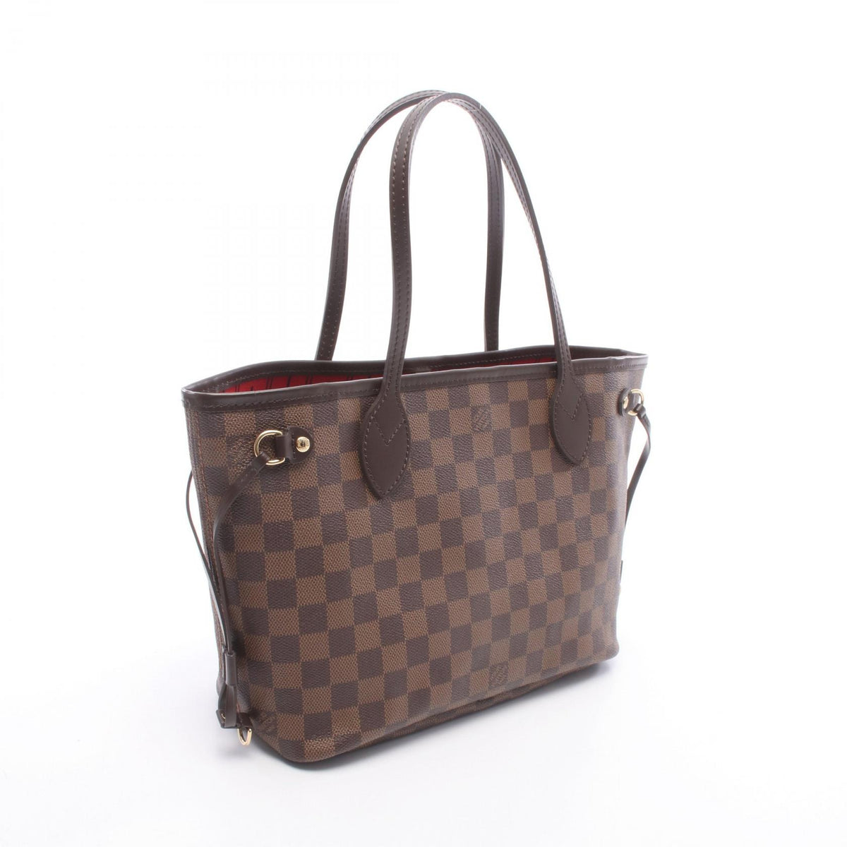 LOUIS VUITTON Neverfull PM Bag Brown