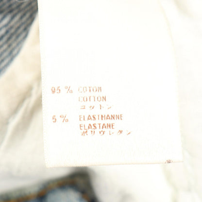 LOUIS VUITTON Monogram Cotton Jeans Blue Size 36