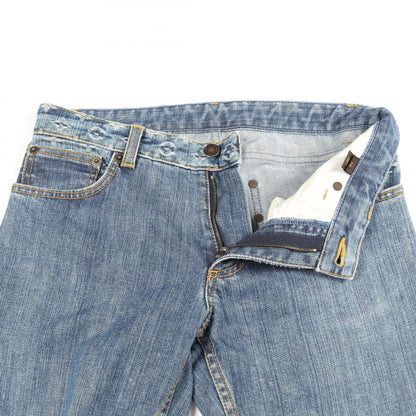 LOUIS VUITTON Monogram Cotton Jeans Blue Size 36
