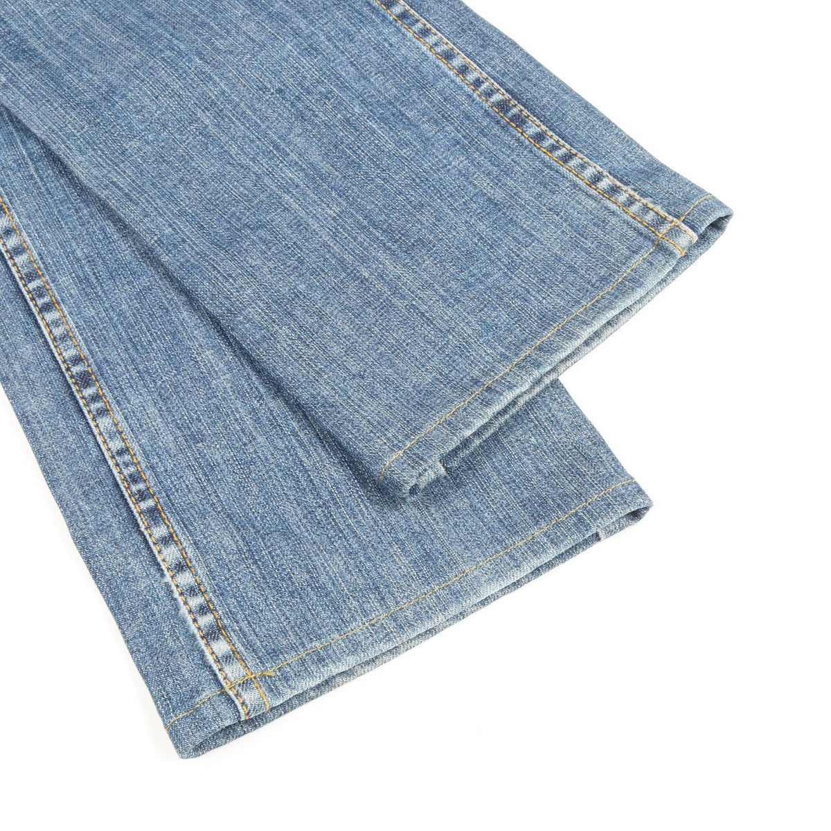 LOUIS VUITTON Monogram Cotton Jeans Blue Size 36