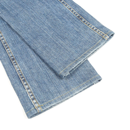LOUIS VUITTON Monogram Cotton Jeans Blue Size 36