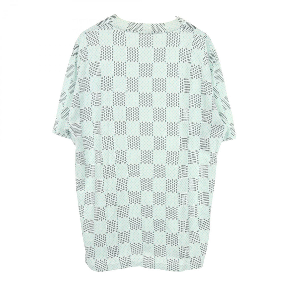 LOUIS VUITTON Damier Monogram Cotton T-Shirt White Size XL