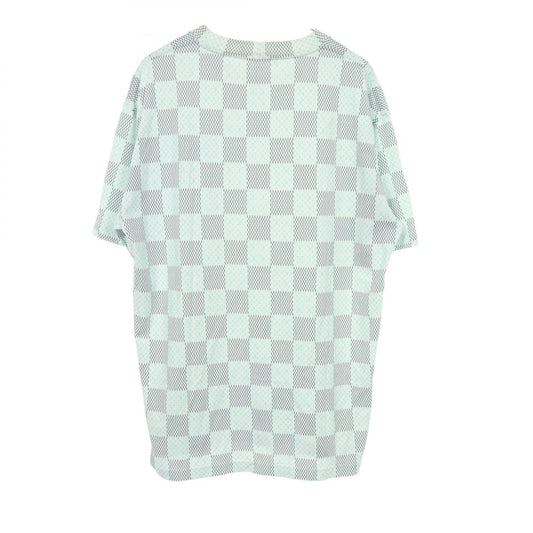 LOUIS VUITTON Damier Monogram Cotton T-Shirt White Size XL