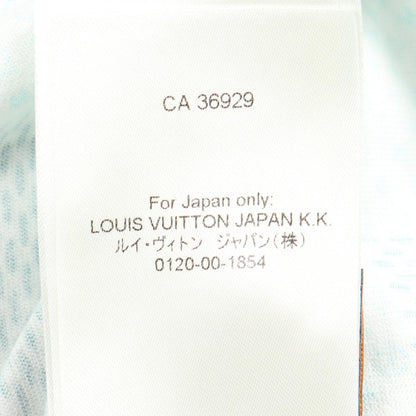 LOUIS VUITTON Damier Monogram Cotton T-Shirt White Size XL