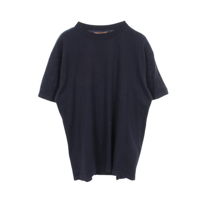 LOUIS VUITTON Sleeve Monogram Short Sleeve Knit Navy Size L